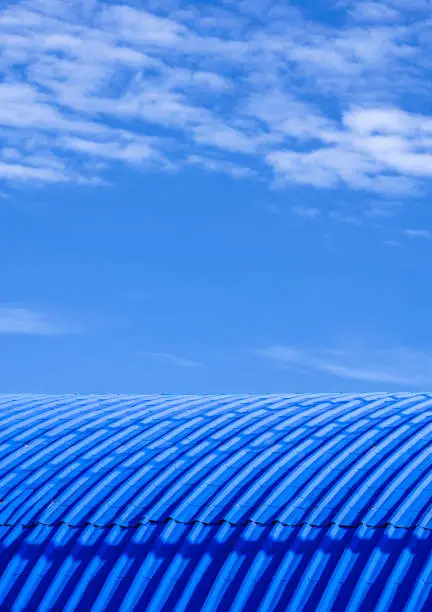 blue roof tarping